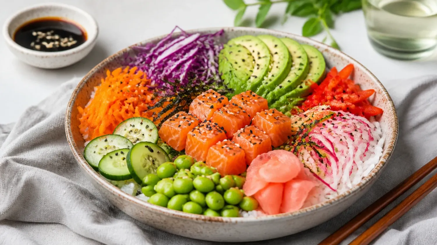 vegan sushi bowl — 20 Simple Vegan Sushi Bowl Ideas