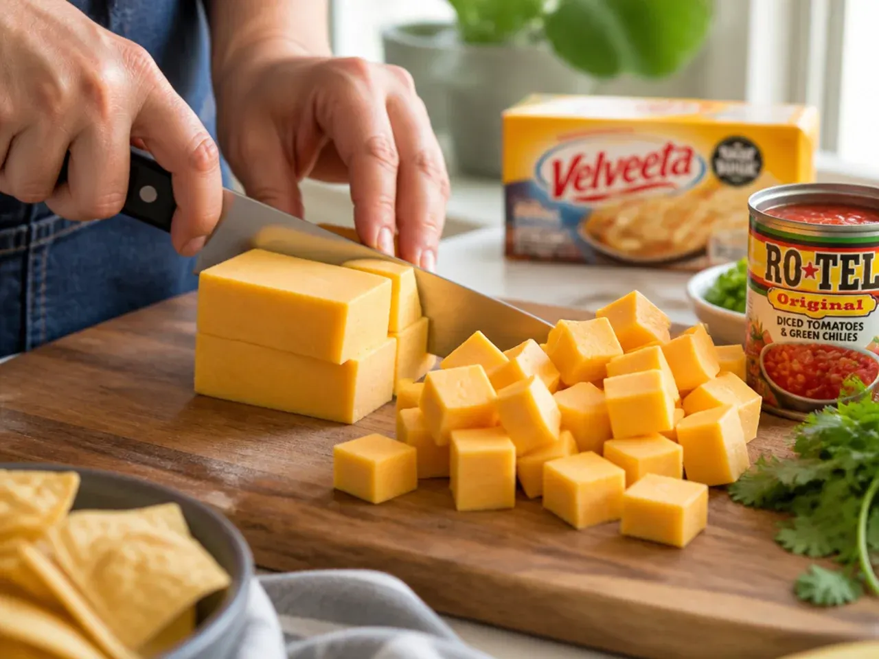 velveeta rotel dip recipe step 1