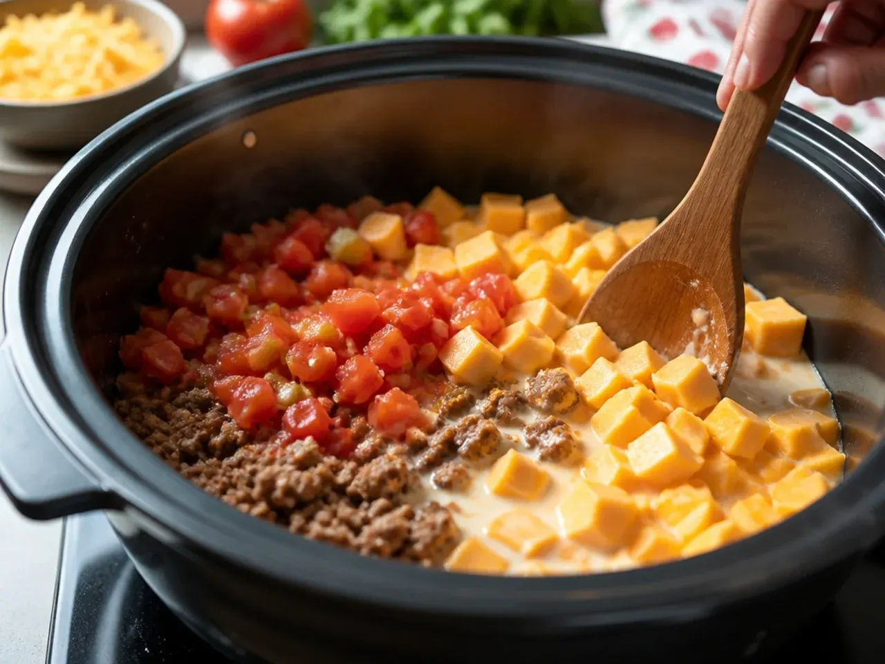 velveeta rotel dip recipe step 4