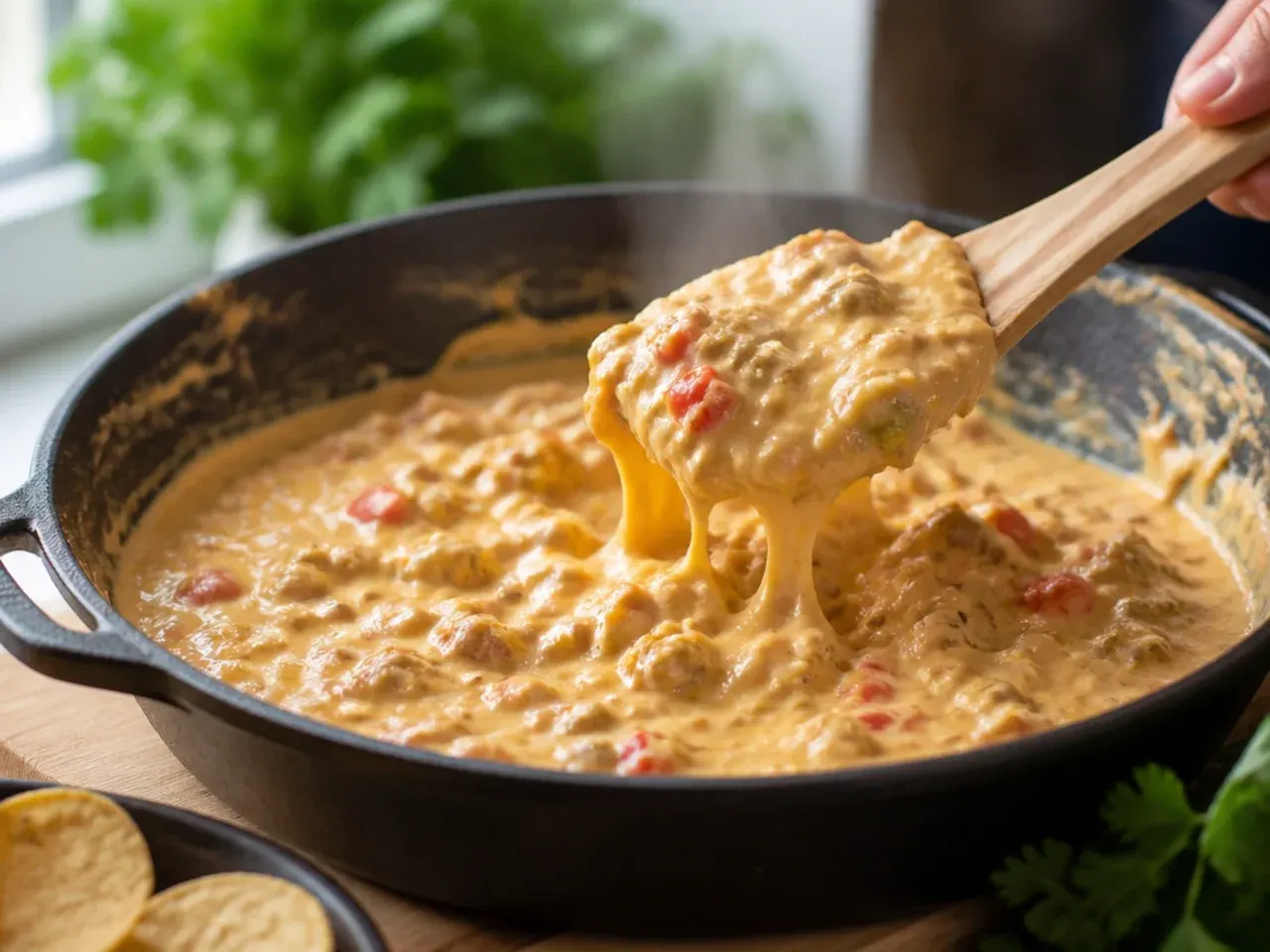 velveeta rotel dip recipe step 6