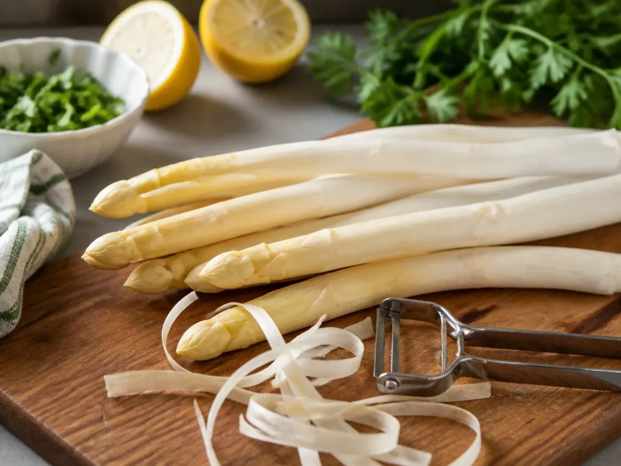 white asparagus recipes recipe step 1