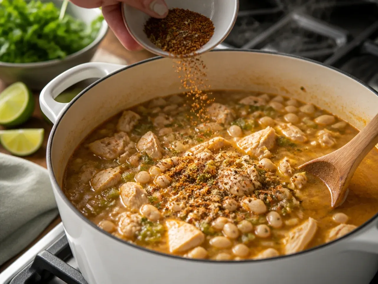 white bean chicken chili recipe step 6