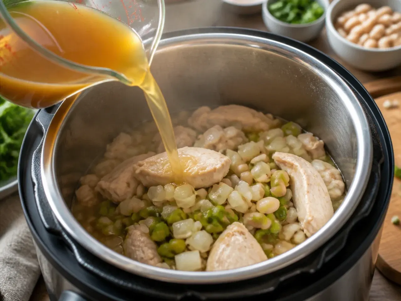white chicken chili instant pot recipe step 2