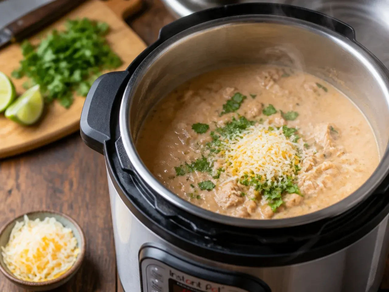 white chicken chili instant pot recipe step 3
