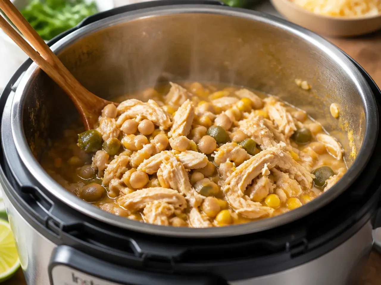 white chicken chili instant pot recipe step 5