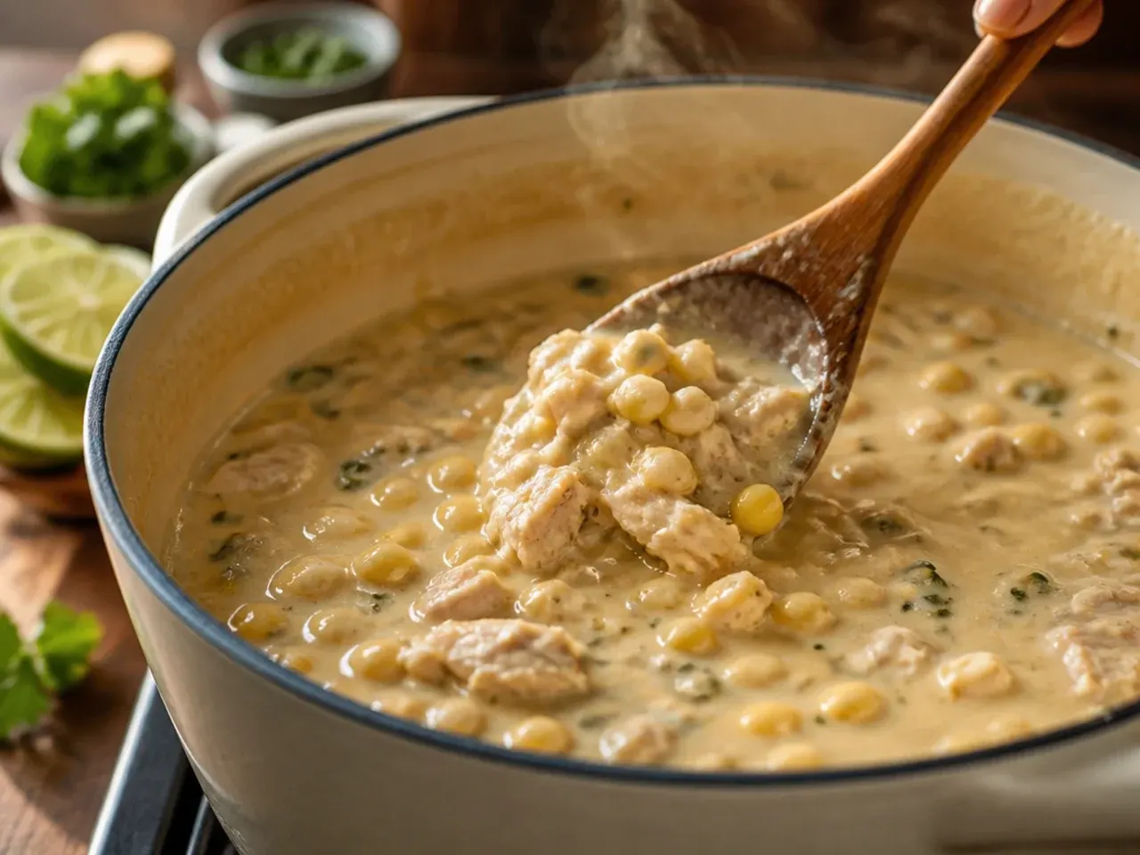 white chicken chili stove top recipe step 4