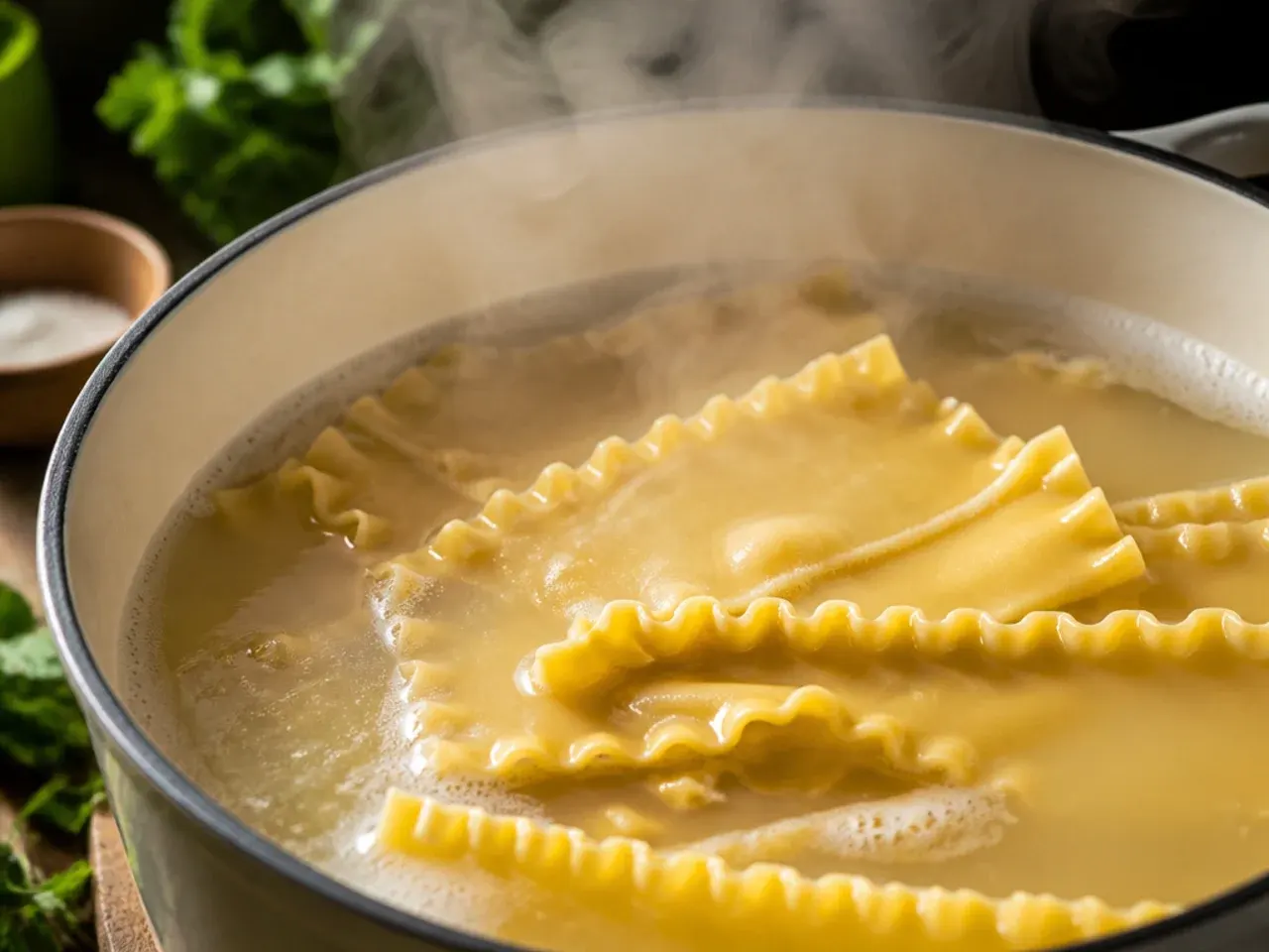 white chicken lasagna soup recipe step 3