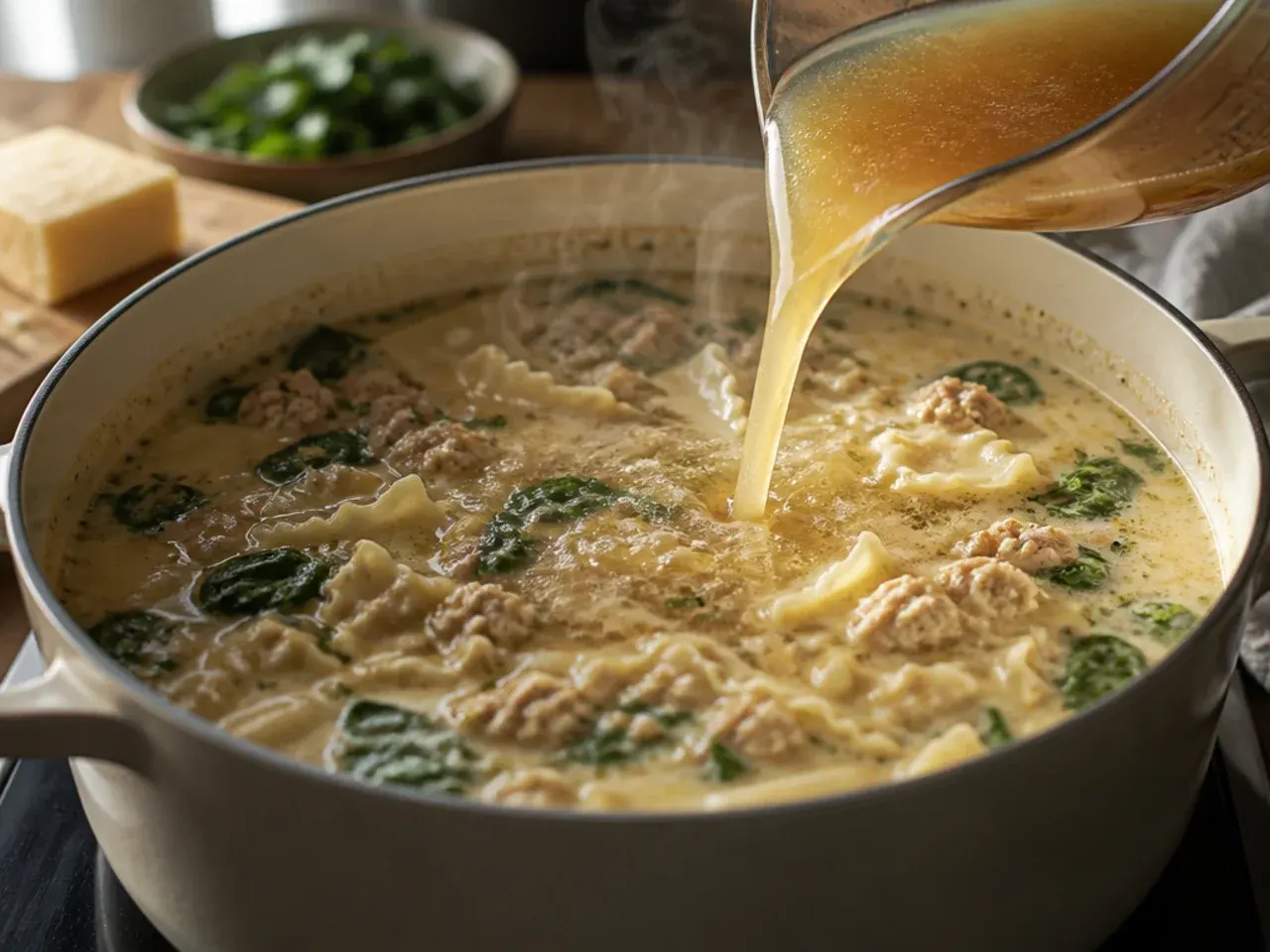white lasagna soup recipe step 4