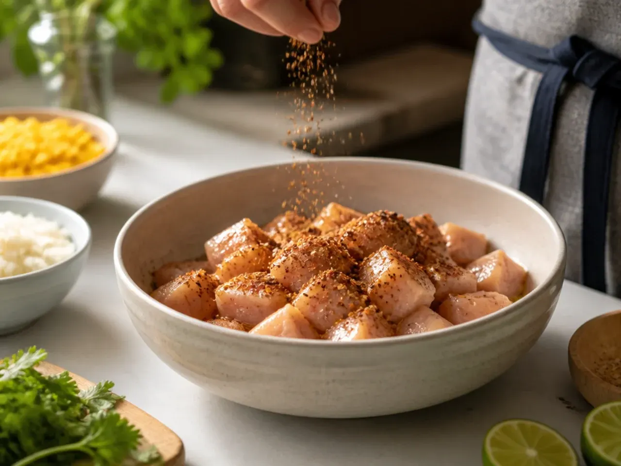 ww street corn chicken rice bowl recipe step 2