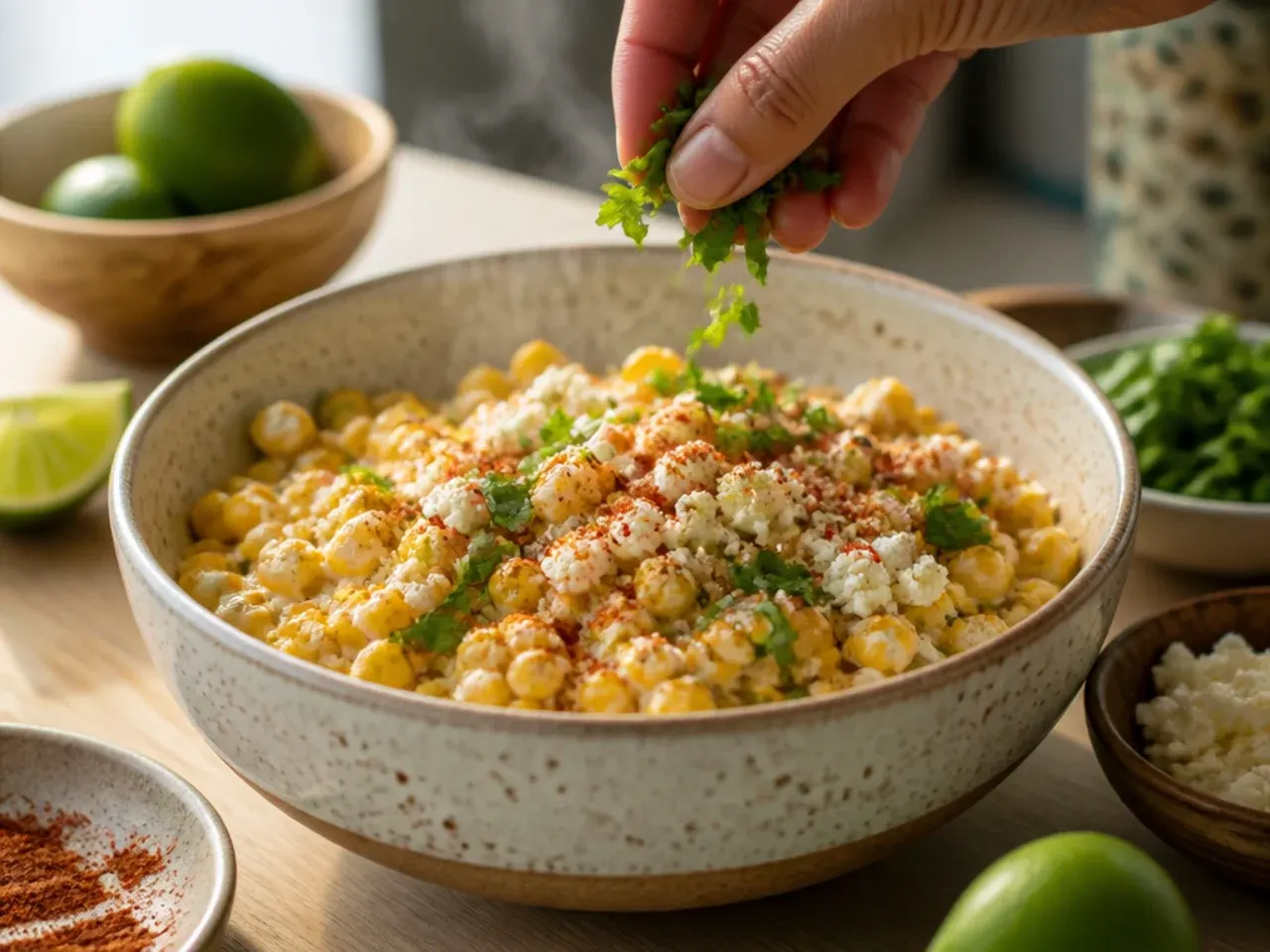 ww street corn chicken rice bowl recipe step 5