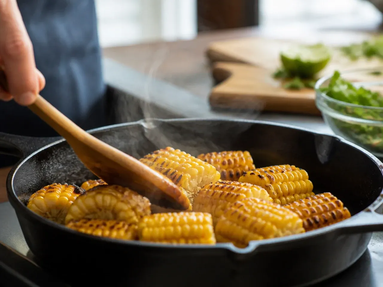 zesty street corn chicken rice bowl recipe step 3