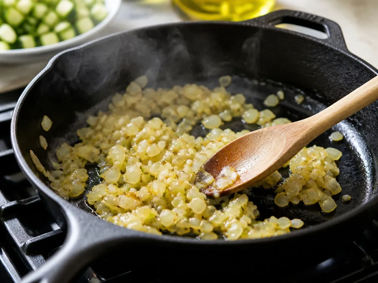 zucchini cornbread casserole recipe step 2