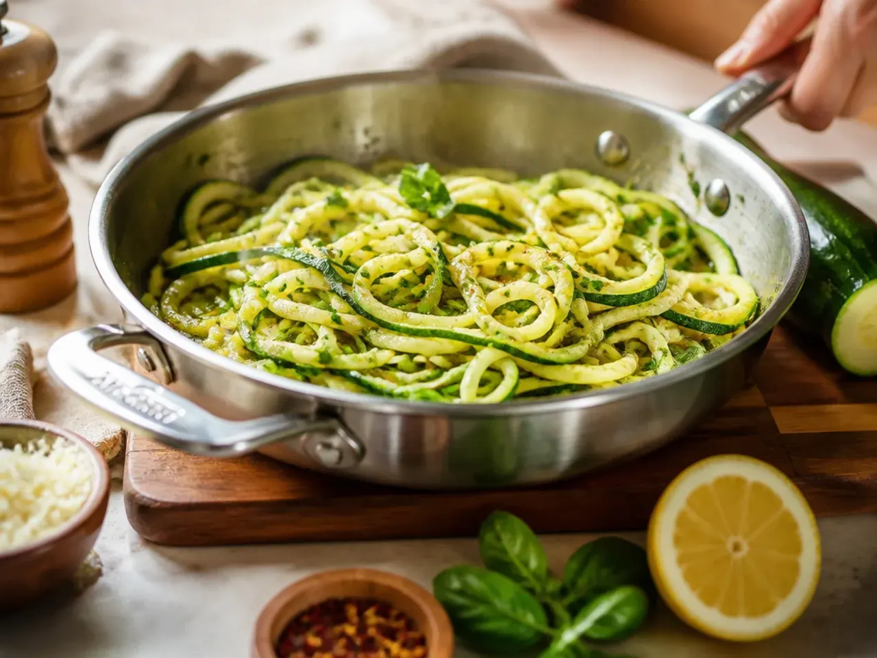 zucchini noodle recipes recipe step 17