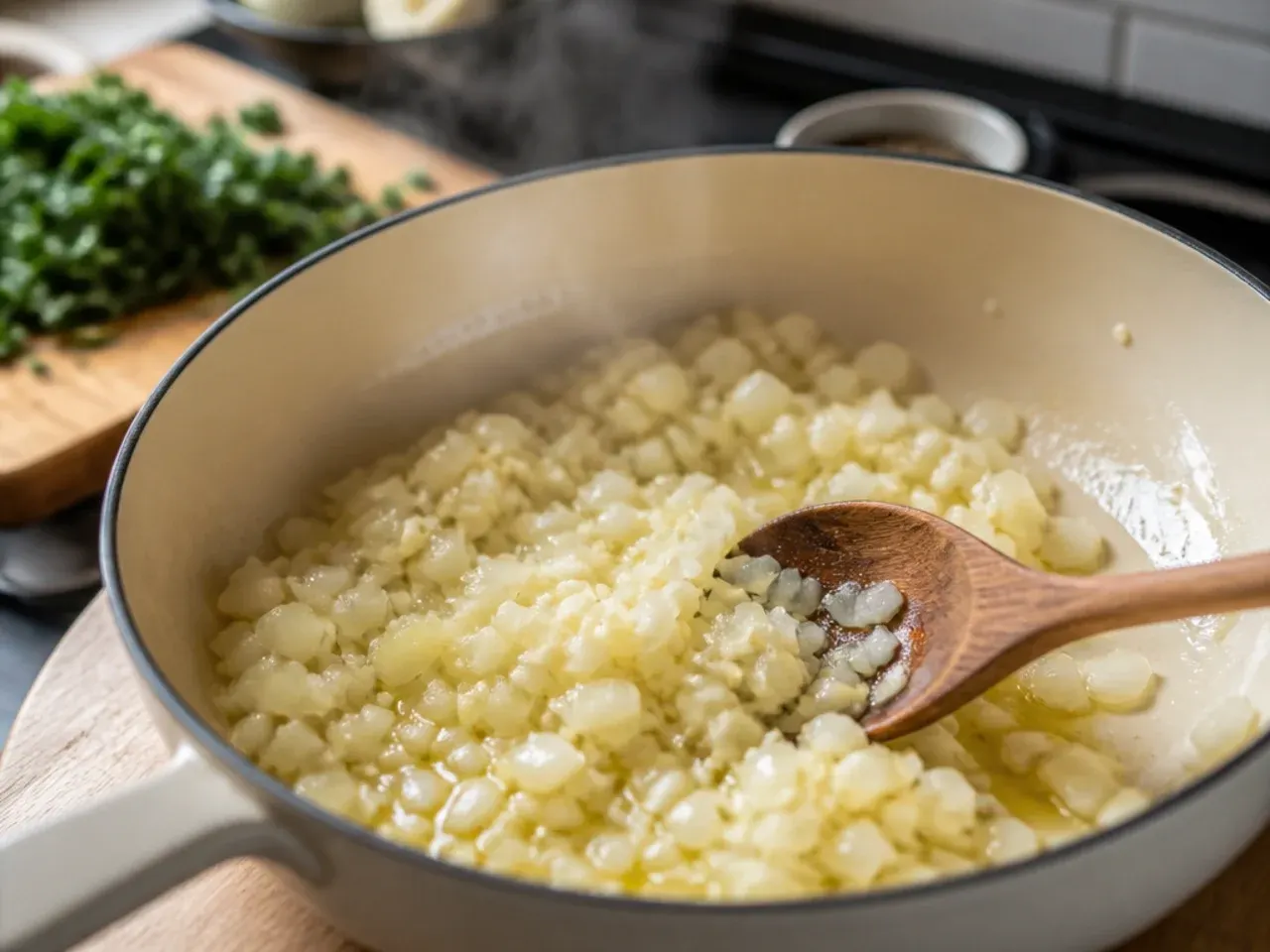 zuppa toscana soup crockpot recipe step 2