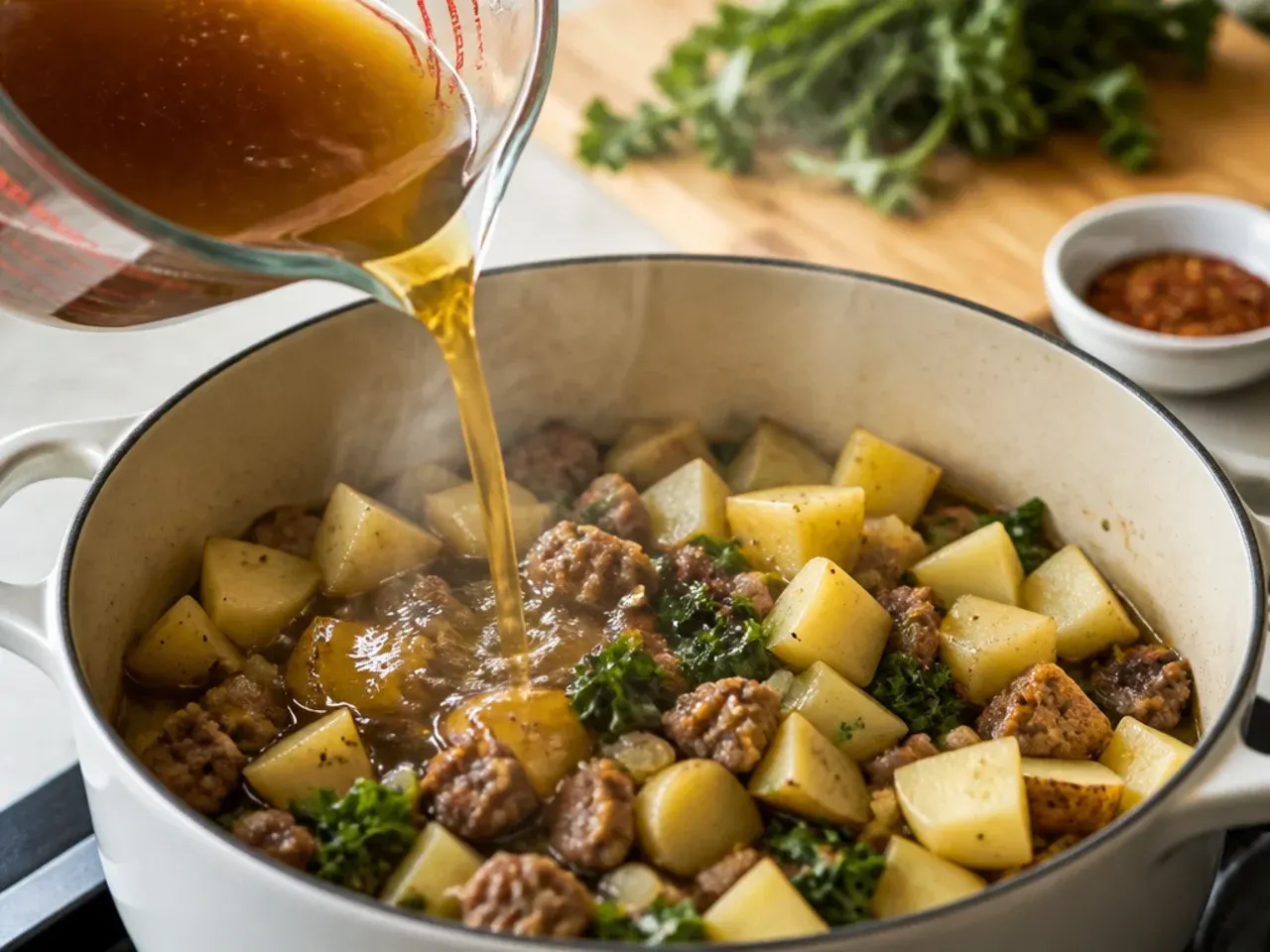 zuppa toscana soup recipe step 4