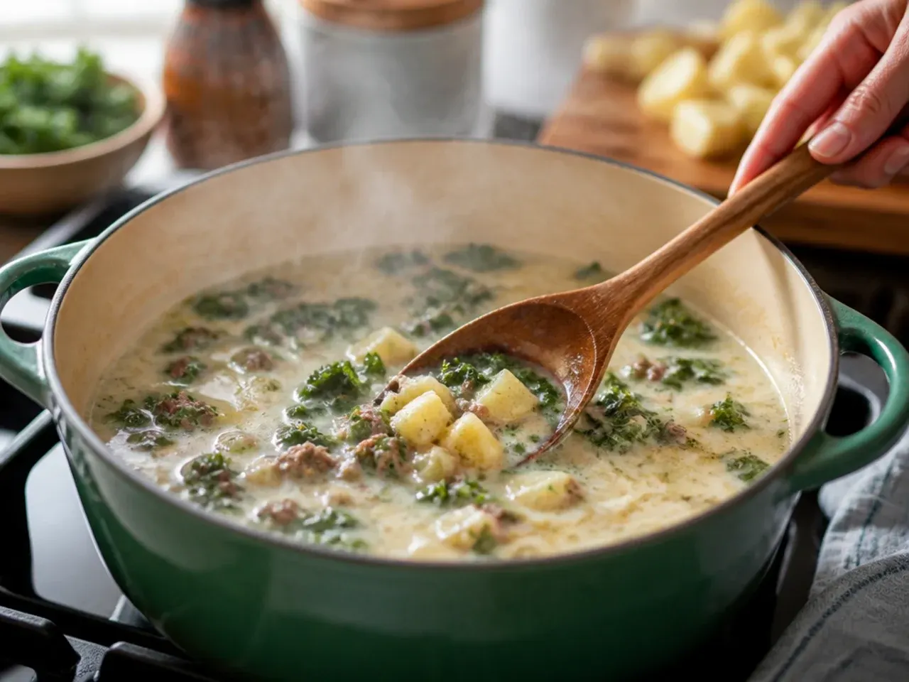 zuppa toscana soup recipe step 5