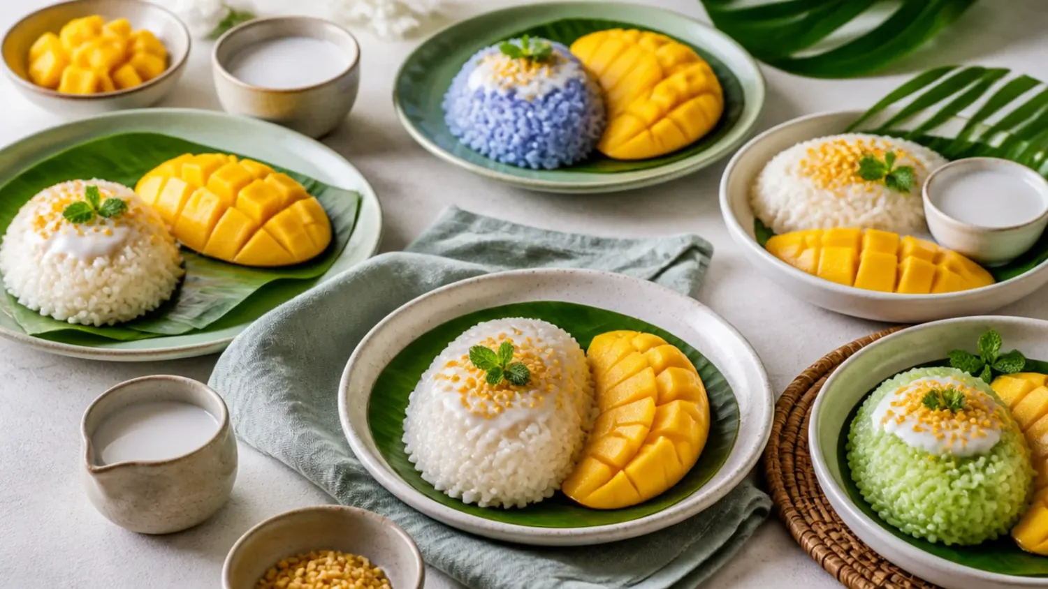 Mango Sticky Rice Recipes — mango sticky rice inspiration