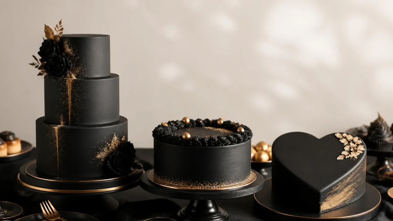 30 Gorgeous Black Cake Designs To Copy Menu Price Kitchen