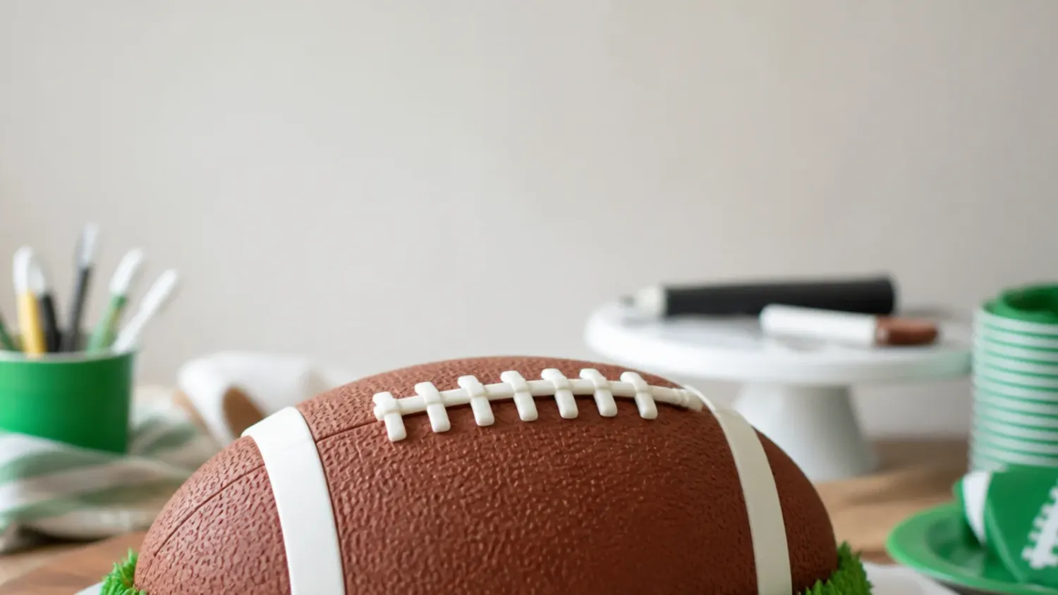 7 Steps to a Fun Football Fondant Cake