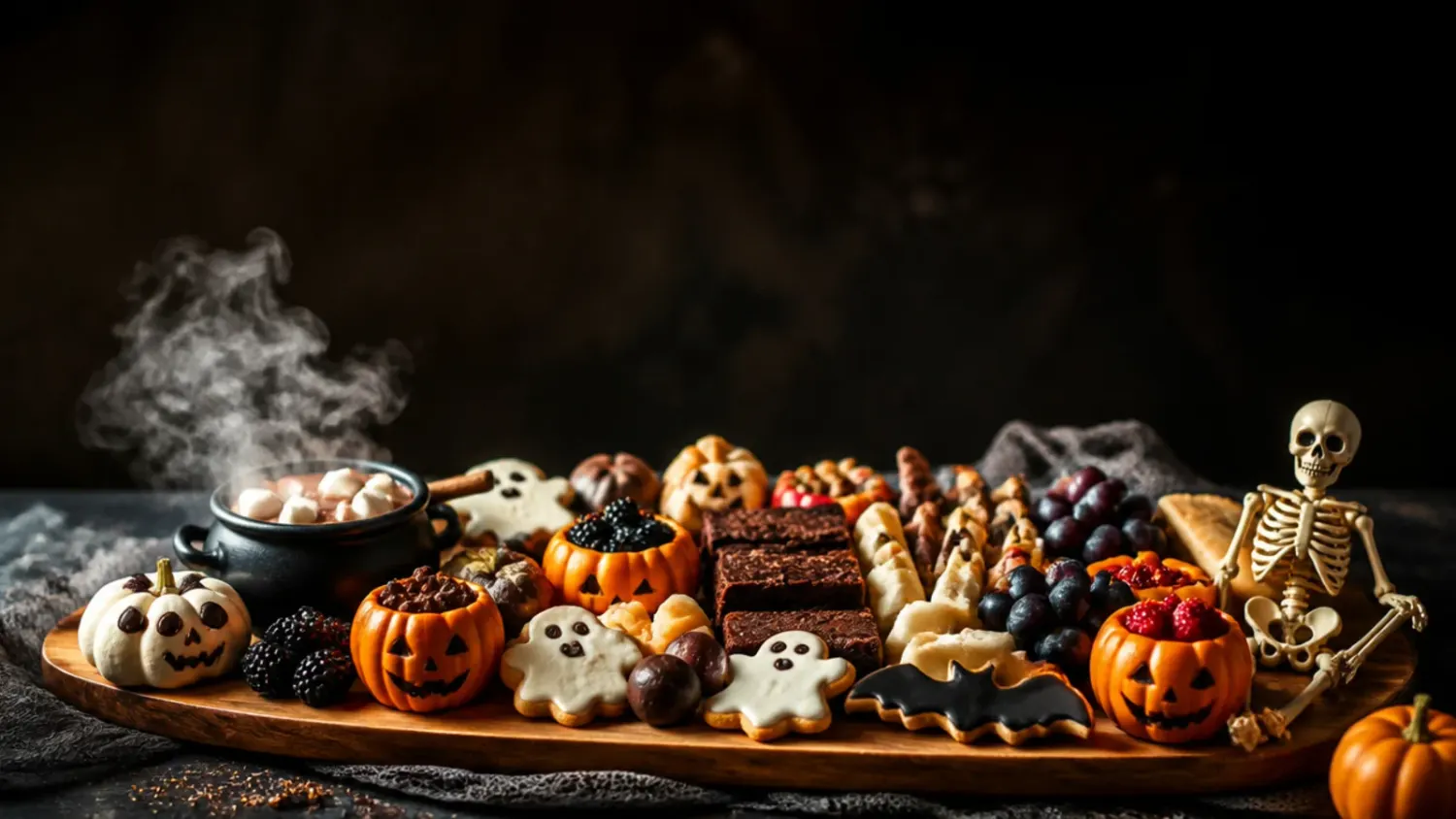 15 Halloween Charcuterie Dessert Board Ideas