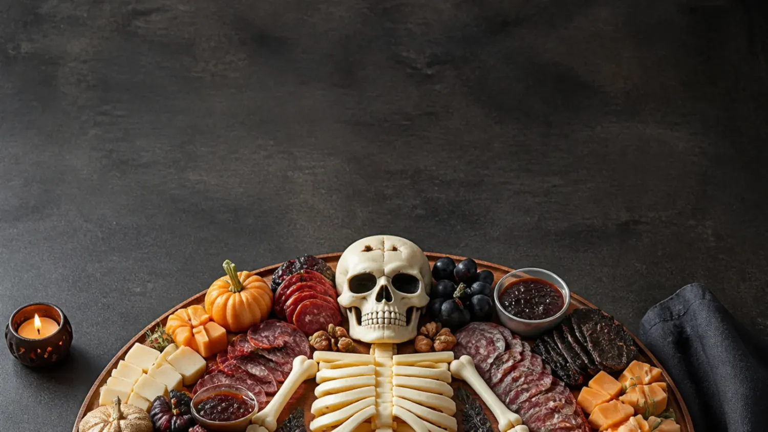 Skeleton Charcuterie Board vs Classic Halloween Platter