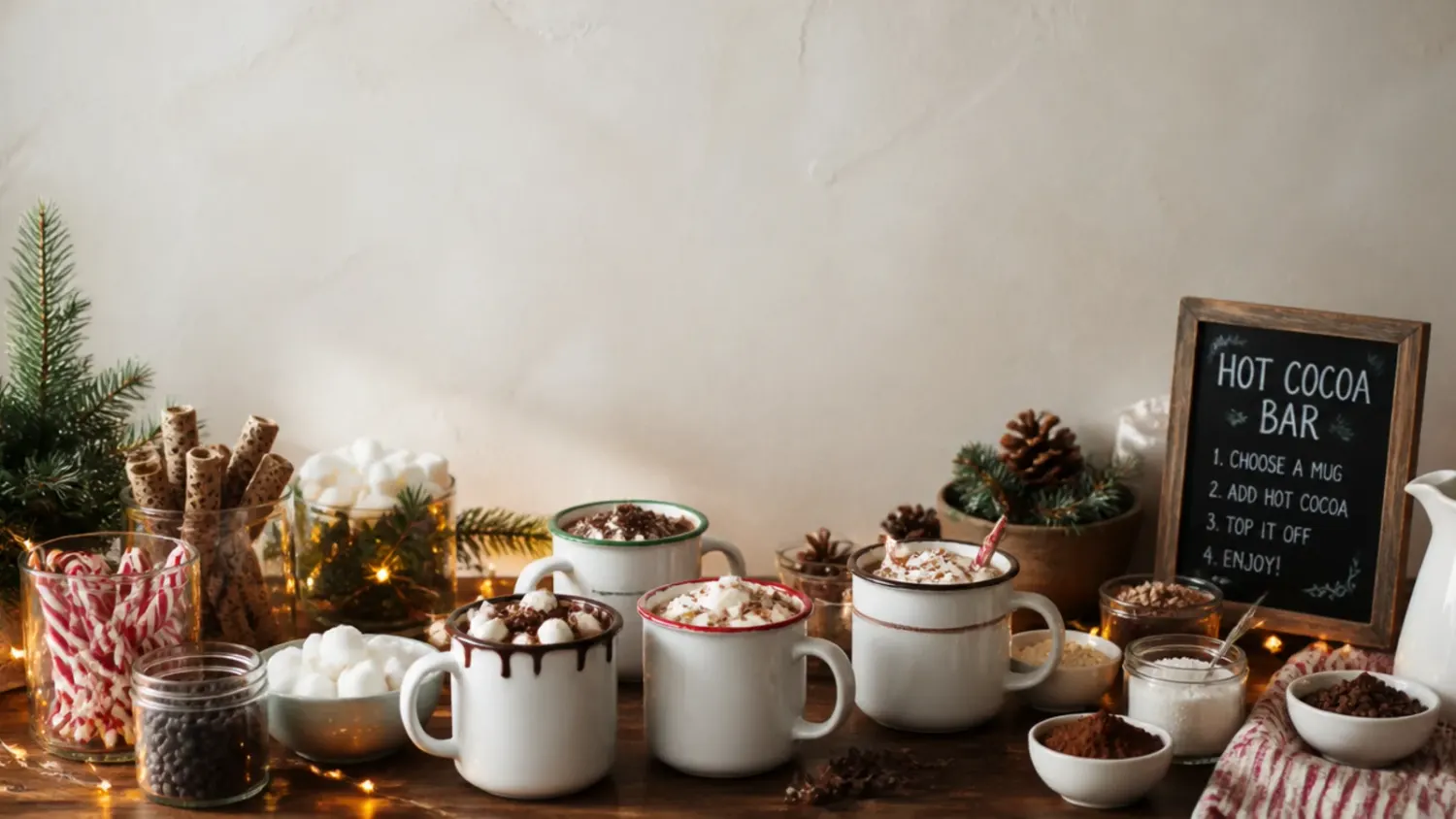 20 Holiday Hot Cocoa Bar Ideas Guests Love
