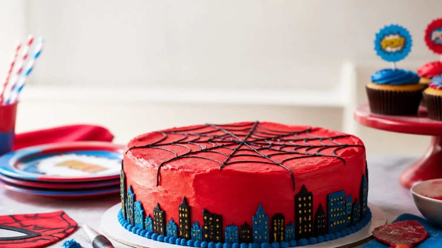 5 Mistakes I Made Baking a Spiderman Cake