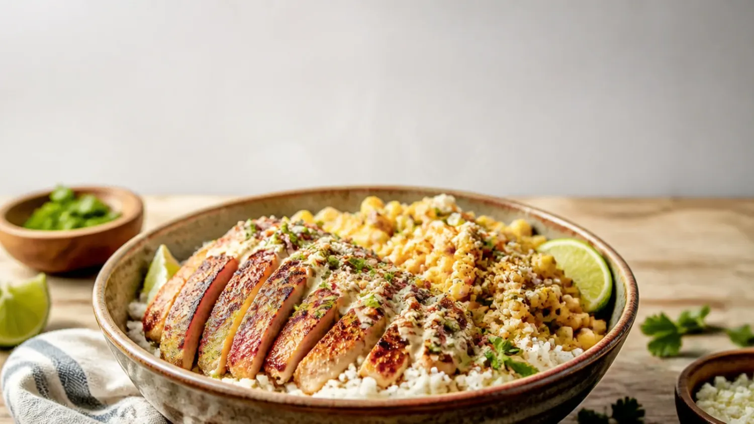 15 Loaded Street Corn Chicken Rice Bowl Ideas