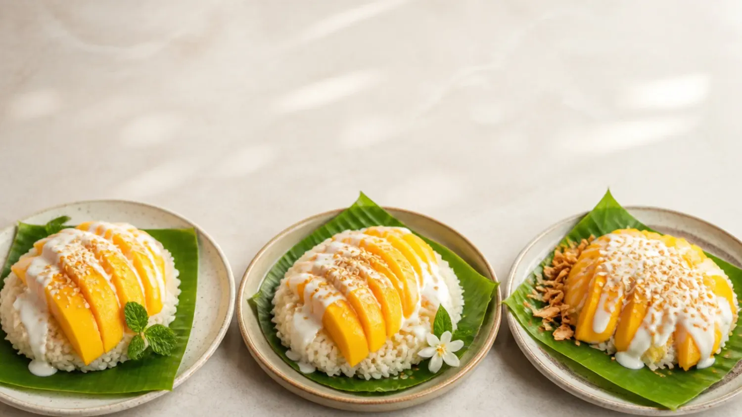 15 Beautiful Mango Sticky Rice Plating Ideas