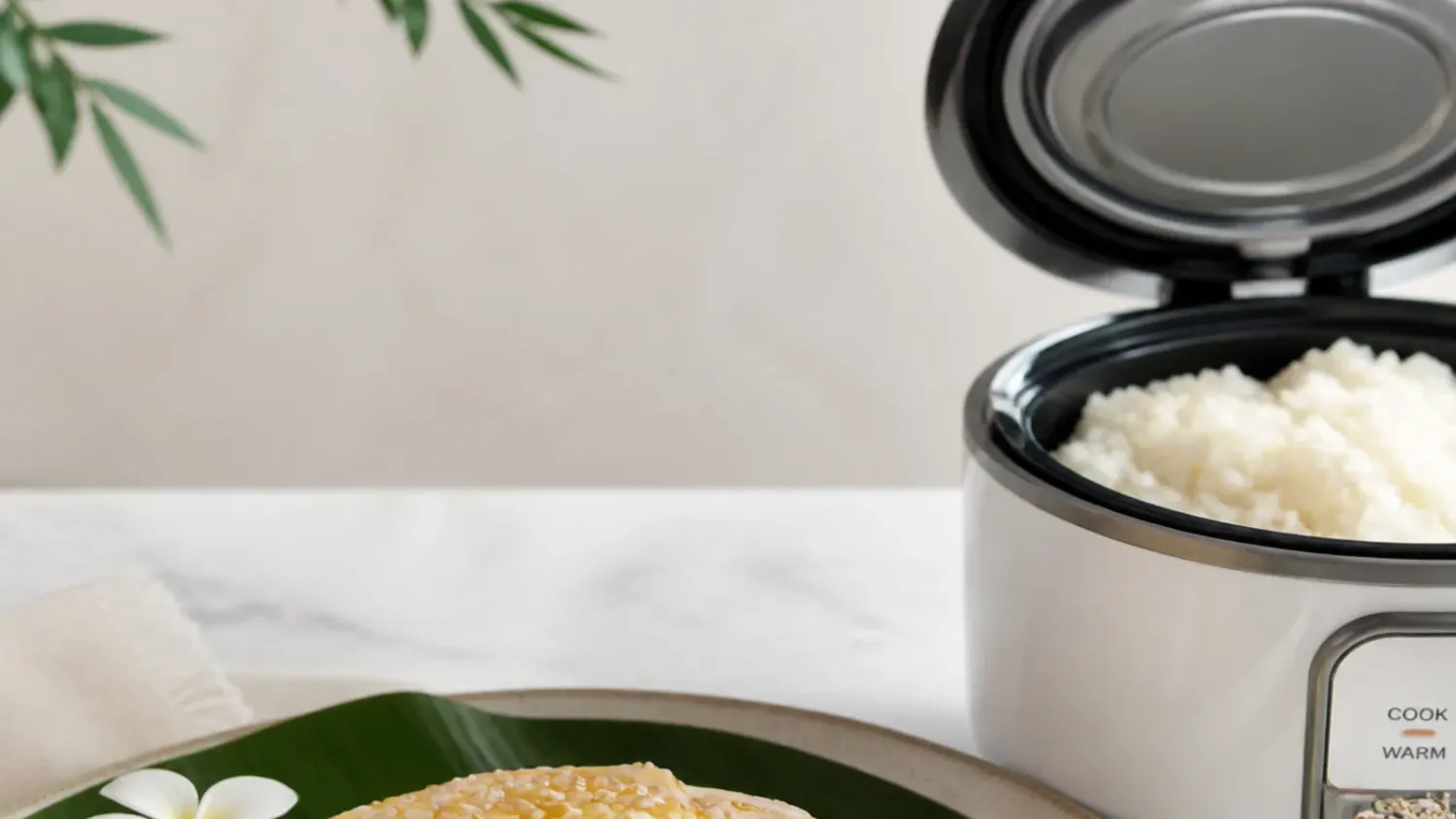5 Steps to Rice Cooker Mango Sticky Rice