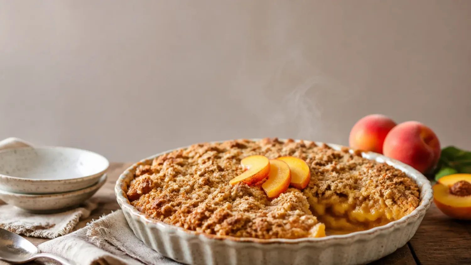 20 Peach Crisp Recipes With Canned Peaches You'll Make on Repeat