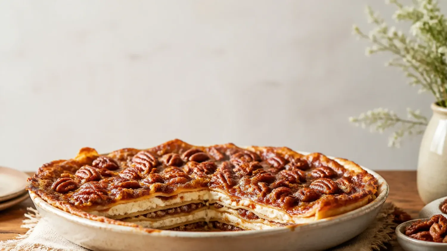 No-Bake Pecan Pie Lasagna Recipe (Easier Than Pie!)