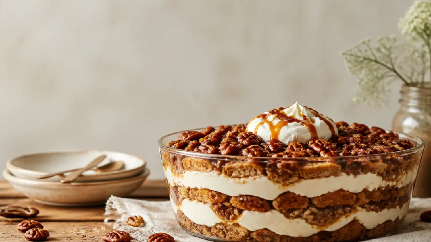 No-Bake Pecan Pie Trifle Recipe (So Easy!)