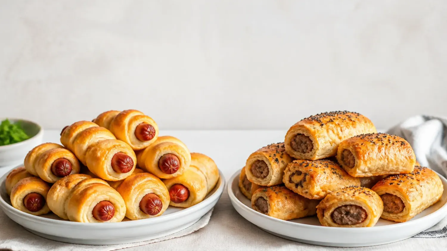 3 Pigs in a Blanket vs Sausage Rolls
