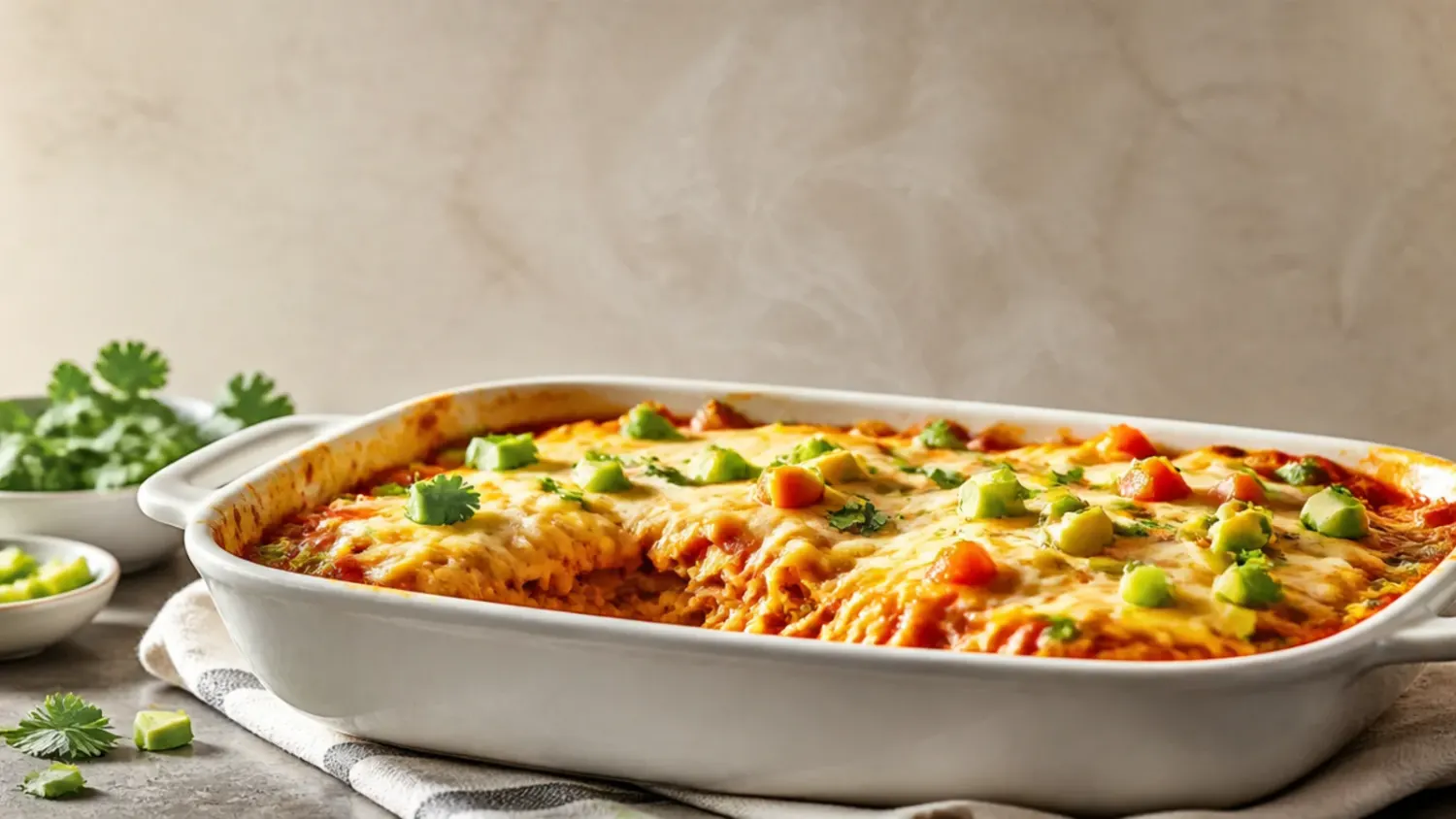 Slow Cooker Chicken Enchilada Casserole (Easy Step-by-Step Recipe)