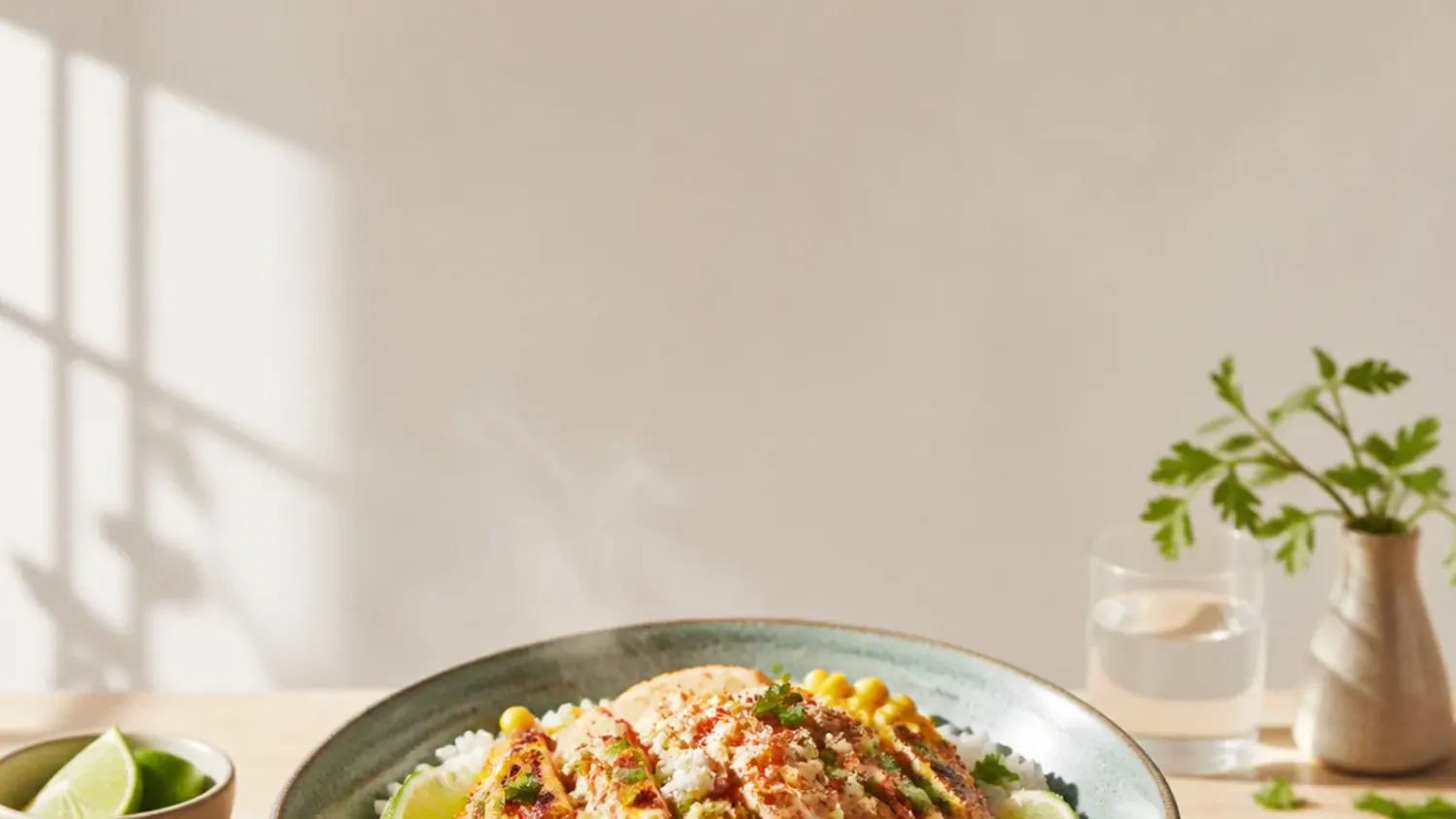 15 Giada-Style Street Corn Chicken Rice Bowls
