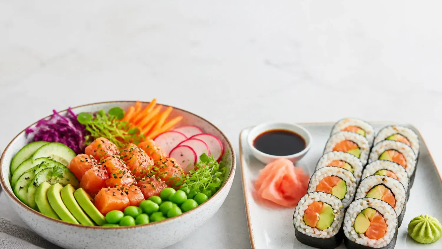 3 Sushi Bowls vs Sushi Rolls Compared