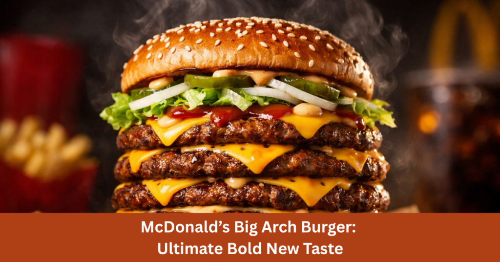 McDonald’s Big Arch Burger 2026: Ultimate Bold New Taste
