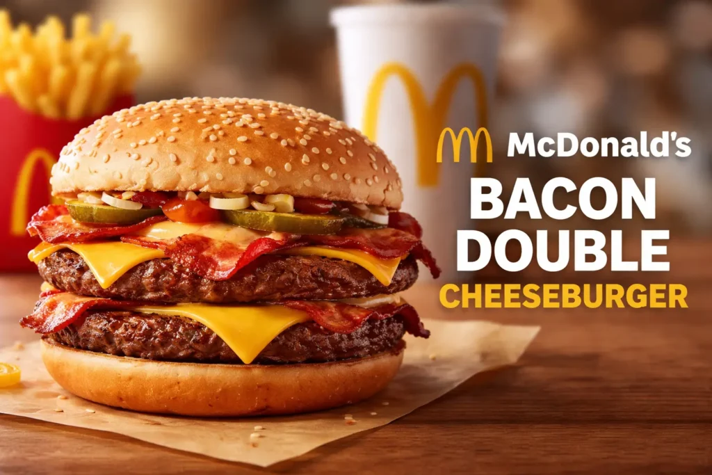 McDonald's Bacon Double Cheeseburger 2026: Bold Bite