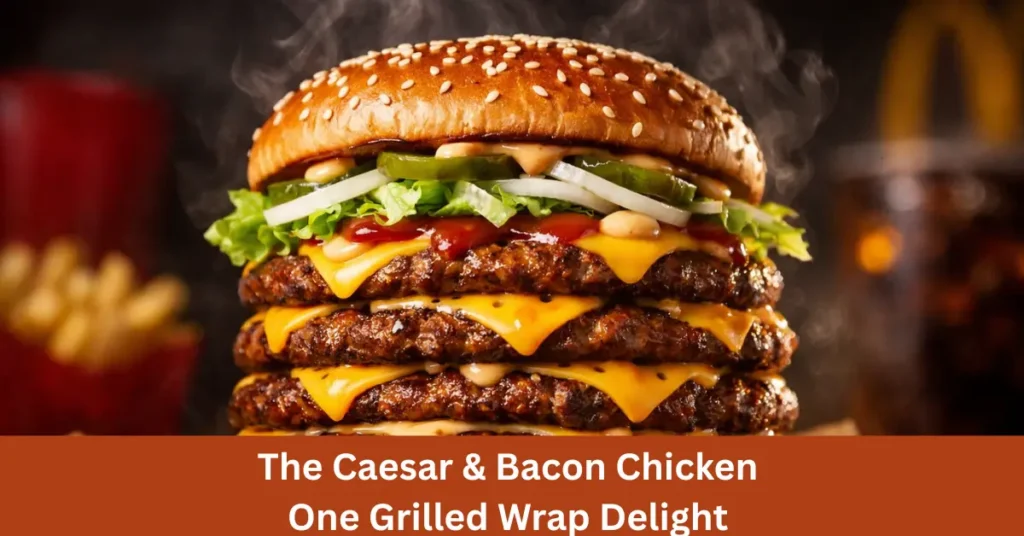 The Caesar & Bacon Chicken One Grilled Wrap Delight 2026