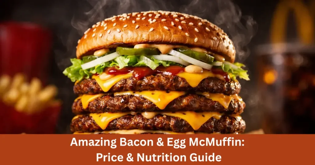 Amazing Bacon & Egg McMuffin 2026: Price & Nutrition Guide