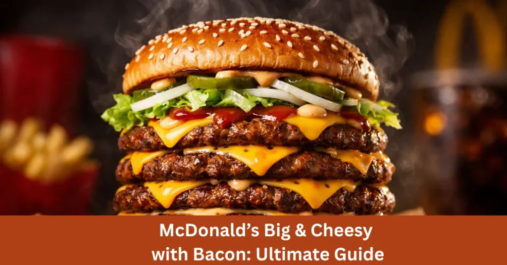 McDonald’s Big & Cheesy with Bacon: Ultimate Guide 2026