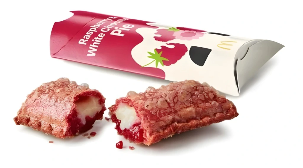 McDonald’s Raspberry and White Chocolate Pie 2026 Sweet Joy