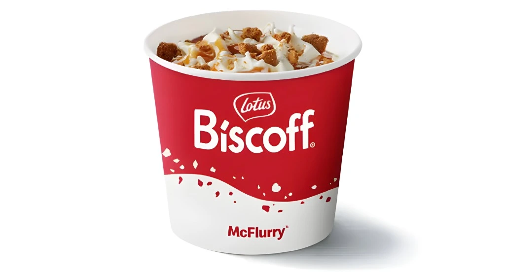 McDonald's Lotus Biscoff McFlurry: Sweet & Indulgent Delight